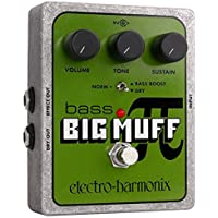 Los mejores  - Electro Harmonix Bass Big Muff Bass Big Muff - Pedal de distorsión para bajo- color plateado